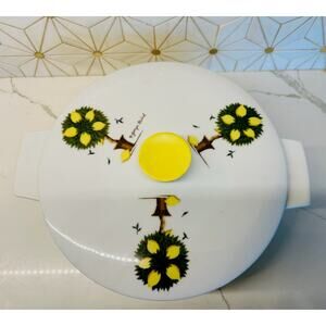 Vintage Georges Briard Ceramic Casserole | Lemon Tree Design‎